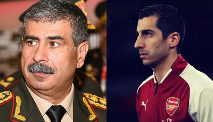 Министр обороны Азербайджана: «Футболист Мхитарян и гроша ломаного не стоит»