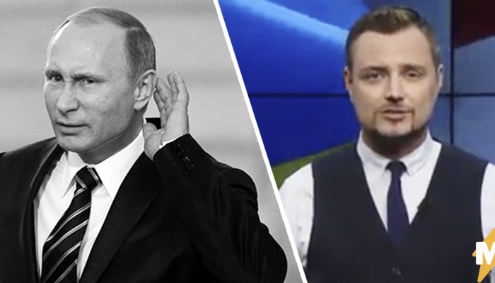 Украинский телеведущий вслед за грузином обматерил Путина в эфире, видео