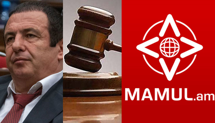 Суд отклонил иск Гагика Царукяна против MAMUL.am