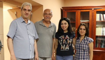 Kostan Zarian's grandchildren donated to Mashtots Matenadaran the archive of the outstanding Armenian writer