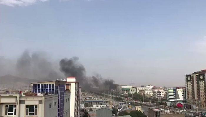 Dozens Injured In Taliban Car-Bomb Attack On Kabul Police Station