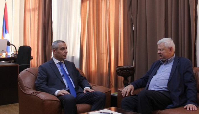 Foreign Minister of Artsakh received Ambassador Andrzej Kasprzyk