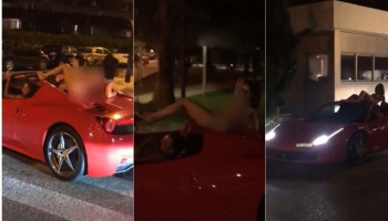 Ibiza police searching for naked Ferrari-riding woman