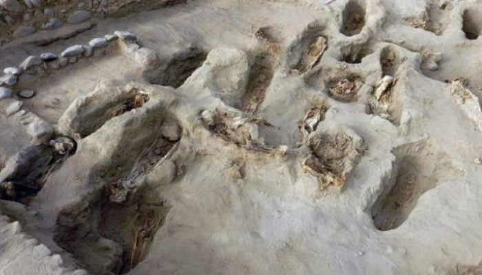 Archaeologists find remains of 250 sacrificed children