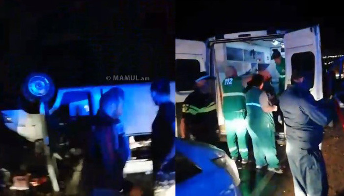 Микроавтобус Ереван-Батуми попал в ДТП в Грузии։ двое погибли, 19 пострадали