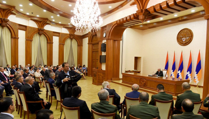 Solemn awarding ceremony dedicated to the 28th anniversary of the Artsakh Republic proclamation