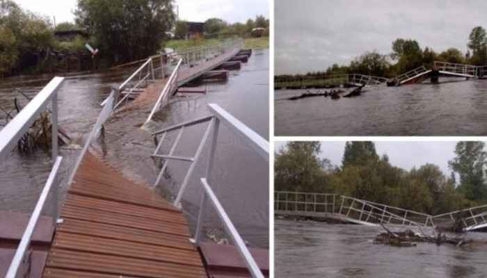 Ռուսաստանում գետի վրա կառուցված կամուրջը փլվել է բացման հաջորդ օրը