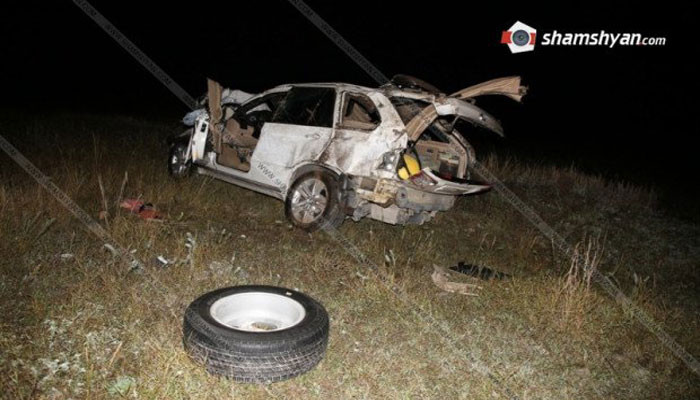 Գեղարքունիքում BMW X5-ը մի քանի պտույտ շրջվել է ու հայտնվել դաշտում. 37-ամյա վարորդը տեղում մահացել է