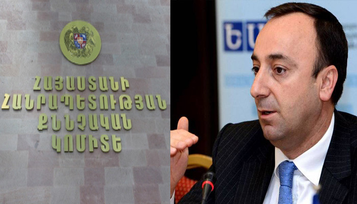 Следственный комитет Армении прокомментировал статью Armlur.am о крестнике Грайра Товмасяна
