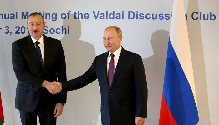 Путин и Алиев обсудили стратегическое партнерство