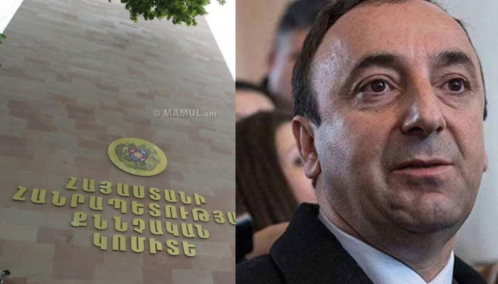 СК Армении: Получены фактические данные о злоупотреблении должностными полномочиями со стороны Грайра Товмасяна