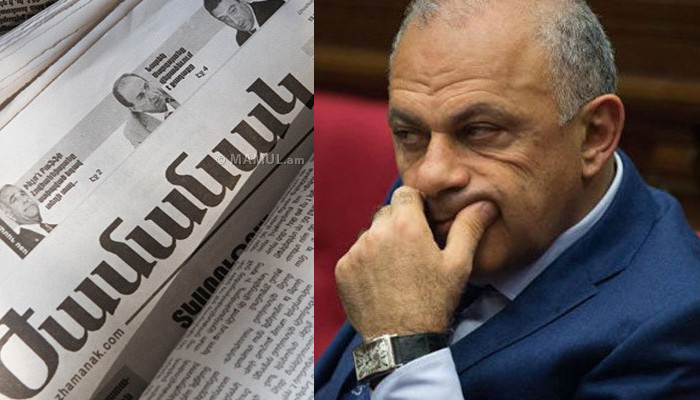 Հանցանշանները վերացրել են. Ալիկ Սարգսյանը ևս կապ ունի «պարկուճների փոփոխության» գործի հետ. «Ժամանակ»