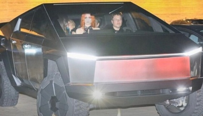 Elon Musk spotted driving Tesla’s new Cybertruck electric pickup around LA