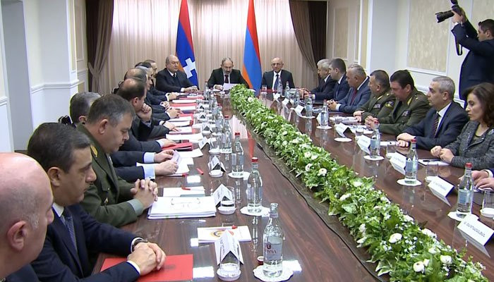 Տեսանյութ.  Երևանում տեղի է ունեցել Հայաստանի և Արցախի Անվտանգության խորհուրդների համատեղ նիստը