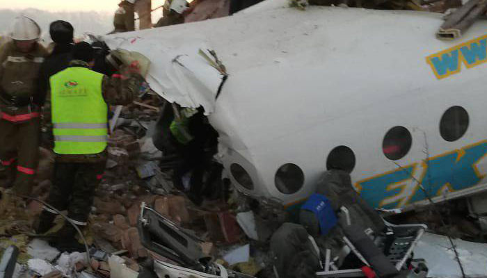 Ղազախստանում ինքնաթիռ է կործանվել․ այն բախվել է երկհարկանի շենքին