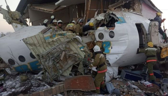 Ղազախստանում ինքնաթիռ է կործանվել․ այն բախվել է երկհարկանի շենքին