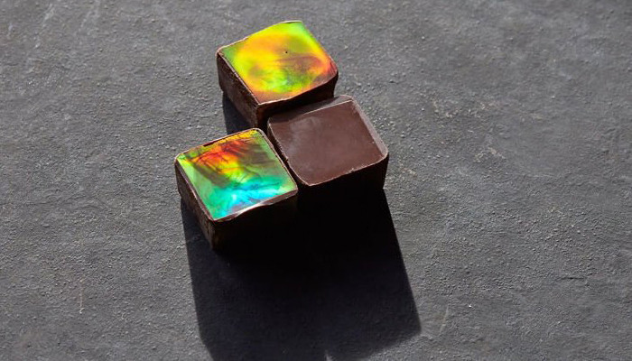 Swiss Scientists Create Shimmering Rainbow Chocolate