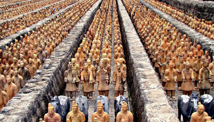 В гробнице Цинь Шихуанди нашли еще 220 терракотовых воинов