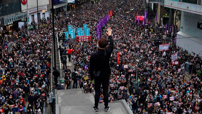 Հոնկոնգում ամանորյա երթին մասնակցել է միլիոնից ավելի մարդ