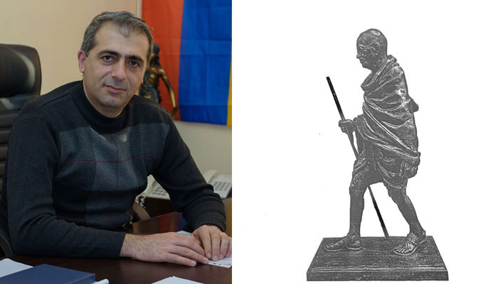 Հնդկաստանի դեսպանատունն առաջարկում է Երևանում տեղադրել Մահաթմա Գանդիի արձանը