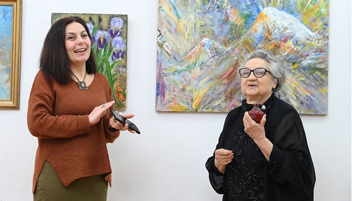 «Կյանքս կտավի առջև». Ժանետա Նաջարյանի աշխատանքների ցուցահանդեսը՝ ՆԱՄ-ում