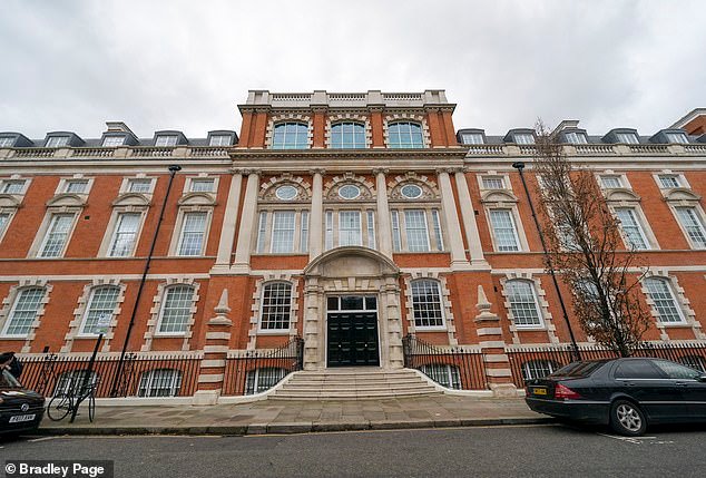 Mansion on one of London's most exclusive roads that is the home of the grandson of Kazakhstan's former 'president for life'