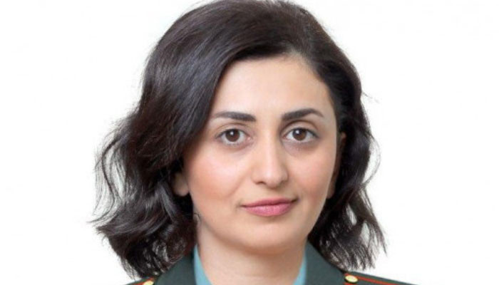 Шушан Степанян назначена пресс-секретарем Минобороны Армении