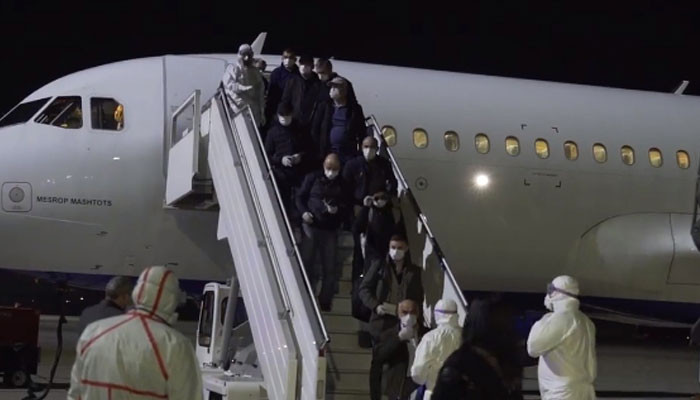 Чартерным рейсом из Рима в Ереван прибыли 67 граждан Армении