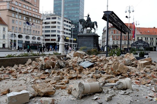 Хорватия: последствия землетрясения