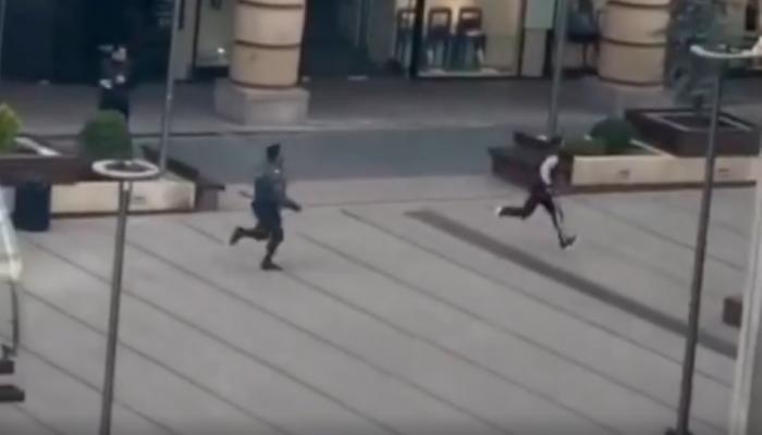 Հյուսիսային պողոտայում ոստիկանները փորձում են բռնել փախչող քաղաքացուն