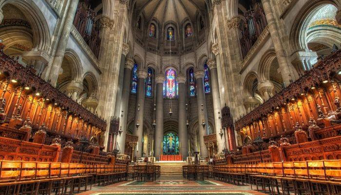 Cathedral of St. John the Divine, including crypt, will become a hospital. #TheNewYorkTimes