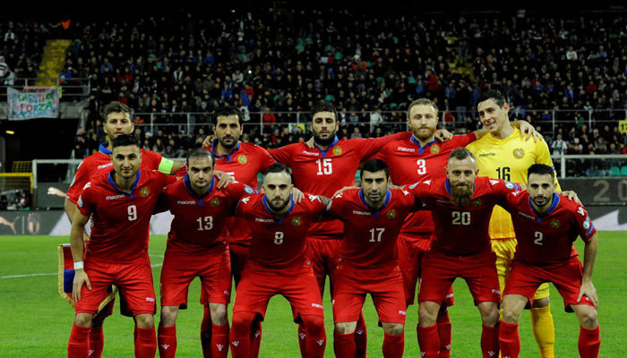 Сборная Армении по футболу сохранила свою позицию в рейтинге ФИФА