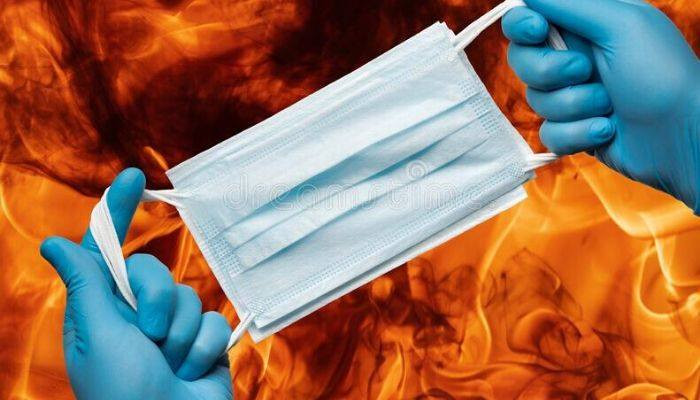 Франция сожгла 1,6 миллиарда масок в преддверии эпидемии коронавируса
