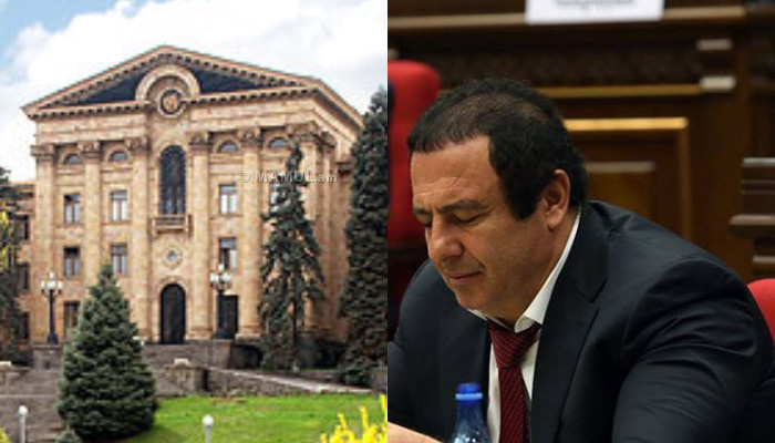 В парламенте обсуждается вопрос лишения Гагика Царукяна неприкосновенности