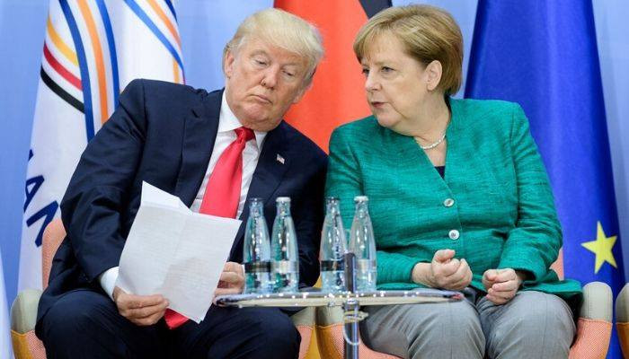 Merkel suggested that Europe should think about a world without US leadership