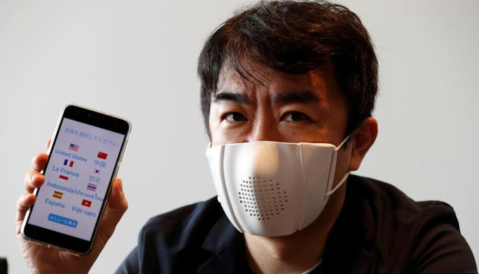 Japanese startup creates 'connected' face mask for coronavirus new normal