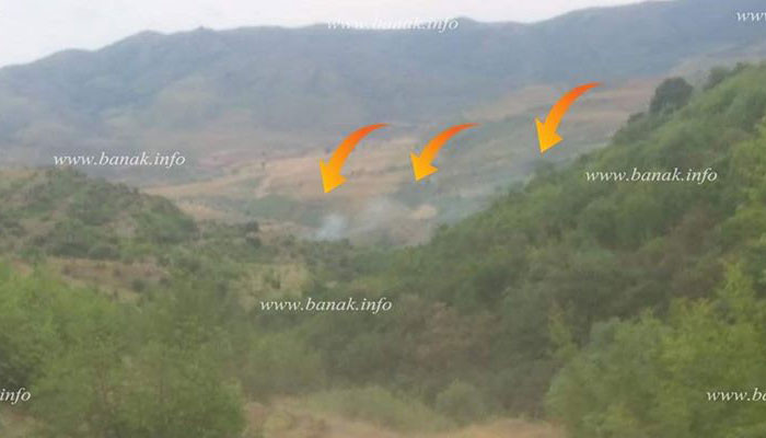 «Ադրբեջանական կողմի տարածքում խոցված կետային թիրախները ծխում են». Դավիթ Թորոսյան