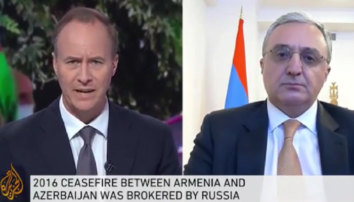 Interview of Zohrab Mnatsakanyan, Foreign Minister of Armenia, to Al Jazeera