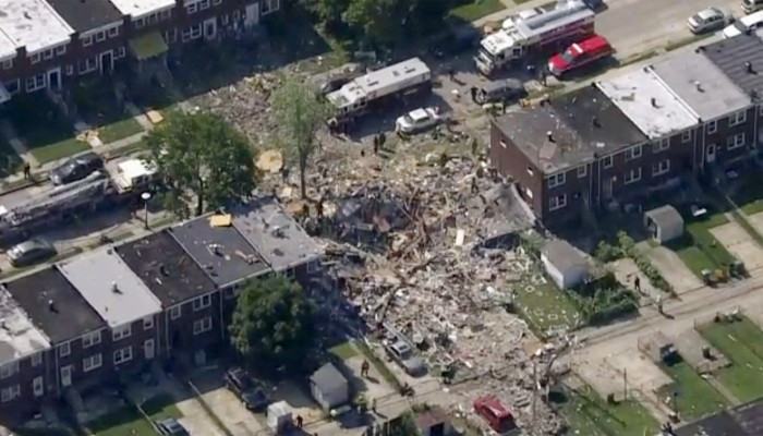 ‘Major gas explosion’ in Baltimore leaves one dead and several others injured