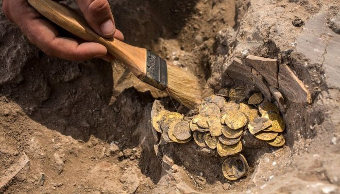 Клад с сотнями золотых монет нашли два 18-летних юноши