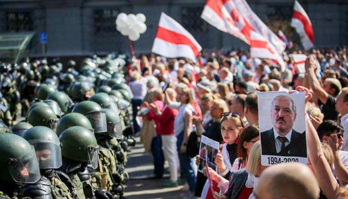 МВД Белоруссии назвало число задержанных на акциях протеста оппозиции 30 августа