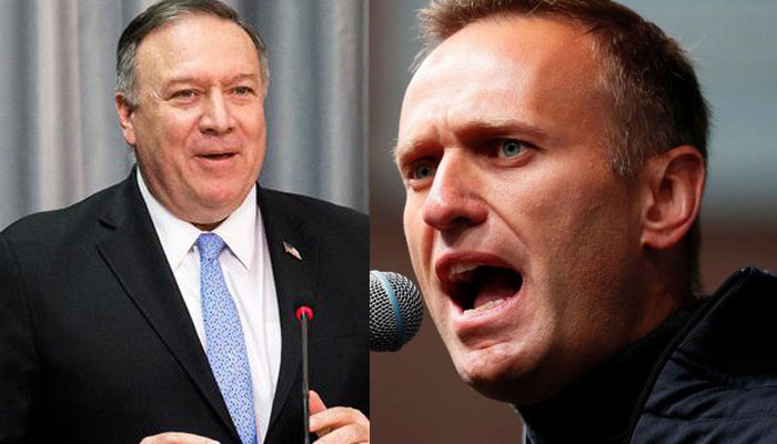 Pompeo: 'substantial chance' senior Russian officials behind Alexei Navalny poisoning