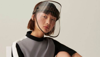 Louis Vuitton unveils full face shield with gold studs that reportedly will cost nearly $1,000