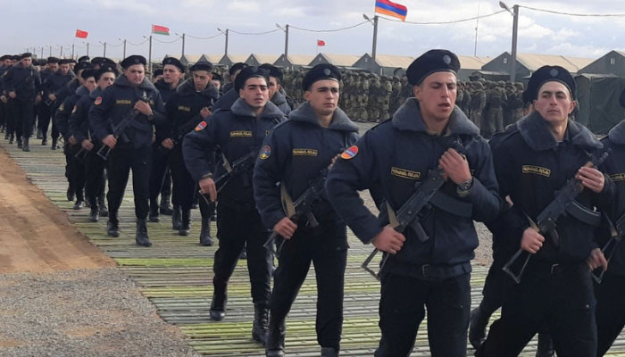 Հայ զինծառայողները մասնակցել են «Կովկաս -2020»-ի բացման արարողությանը