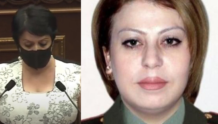Србуи Григорян: Одной из жертв боевых действий стала младший сержант Асмик Арзуманян из Сисиана