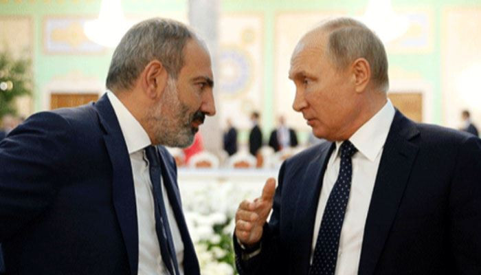 Путин в разговоре с Пашиняном выразил обеспокоенность ситуацией в Карабахе