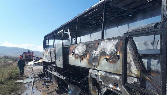 В Варденисе обстрелян гражданский автобус