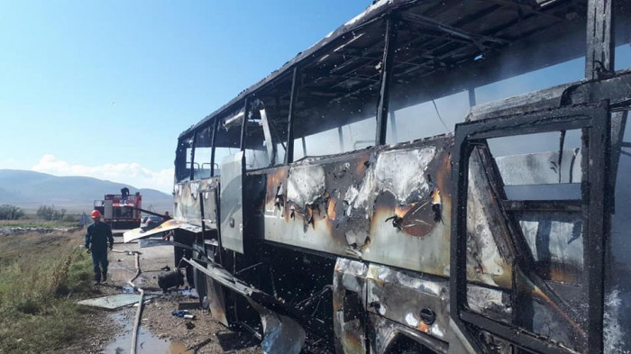 В Варденисе обстрелян гражданский автобус