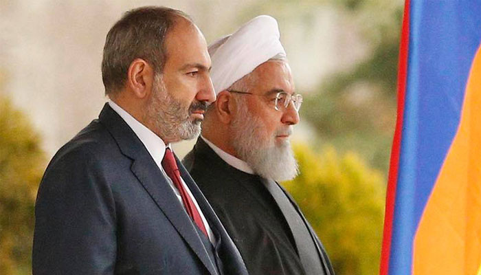 Pashinyan provides Iran's Rouhani with details about Turkey's involvement in hostilities