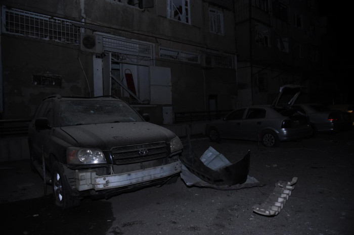 The first images from Stepanakert after the adversary's most recent missile attacks